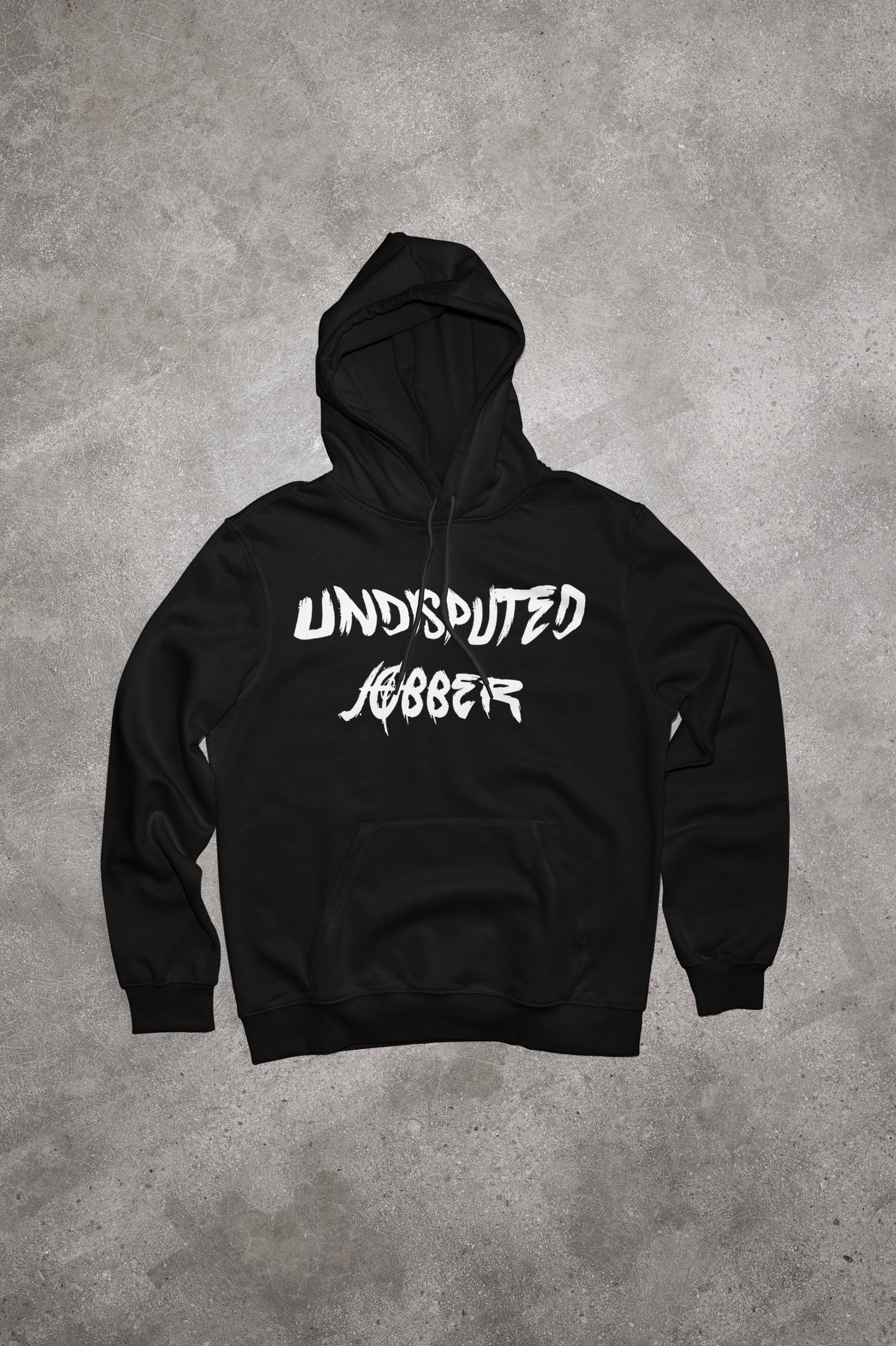 Undisputed Jobber Cotton Blend Black Pro Wrestling Hoodie